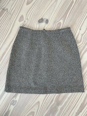 Vintage Express Tricot Vintage Knit Textured Skirt